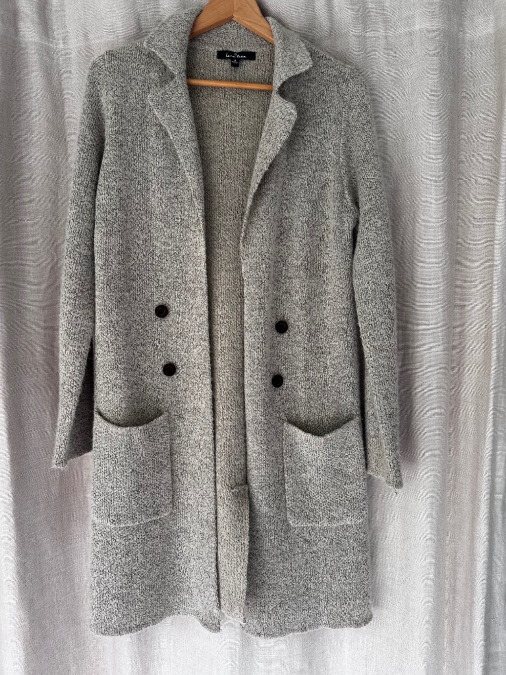 Love Tree Long Knit Cardigan Sweater.
